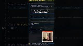 Sintaxis para crear una clase #javascript #programming #code #class