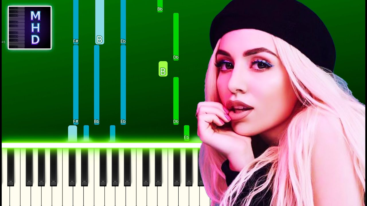 Ava Max - Naked (Piano Tutorial Easy)