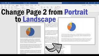 How to Change Only One Page to Landscape | Microsoft Word