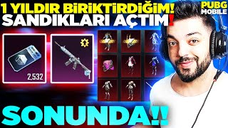 SONUNDA !! 1 YILDIR BİRİKTİRDİĞİM SANDIKLARI AÇTIM