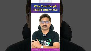 Why Most People Fail in IT Interviews | Avoid Common Interview Mistakes | SR Technologies | #Shorts