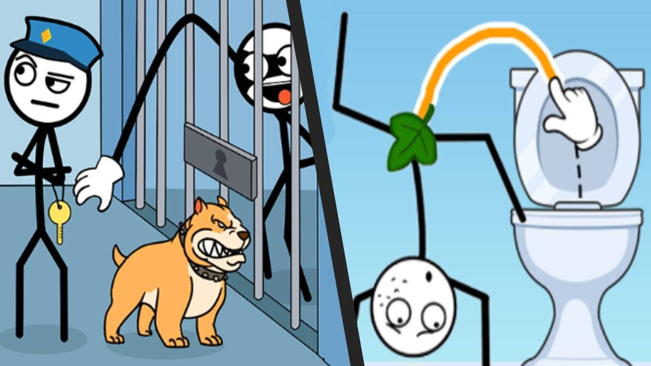 THIEF PUZZLE vs TOILET TIME - All Levels Satisfying Double Mobile Games Android ios APK