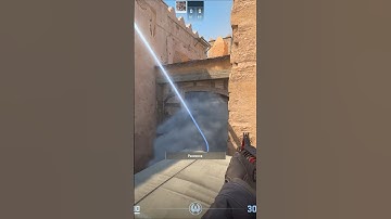 Лучший Фаст Смок на двери мида на карте Dust2 CS2! #cs #csgo #counterstrike #кс2 #cs2 #shorts #dust2