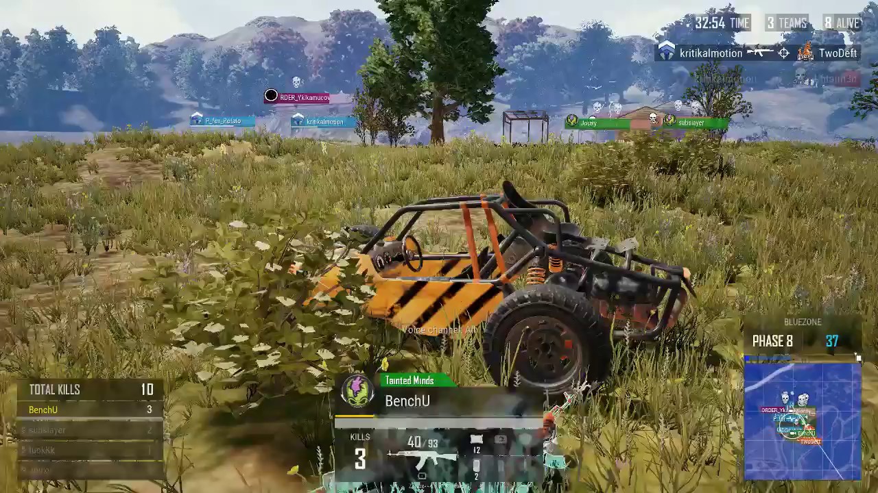 Benchu 1v3 vs The Chiefs | Cybergamer PUBG.