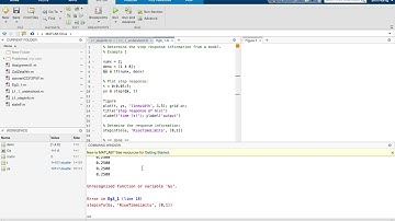 System Dynamic - Time Response with MATLAB