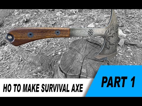 სამუშაო პროცესი _ MY WORKING PROCESS _ SURVIVAL AXE _ 1