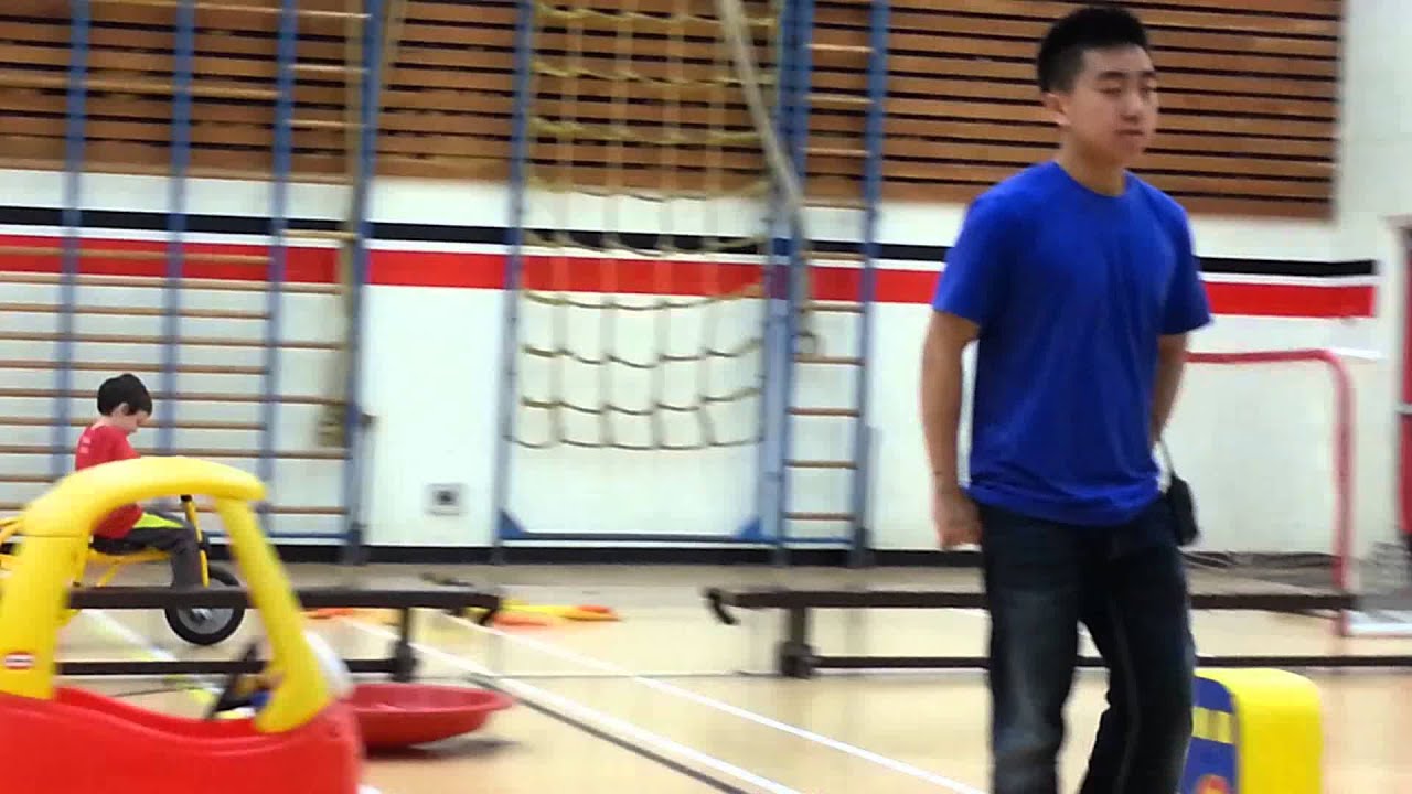 Playing around at Thunderbird Community Centre