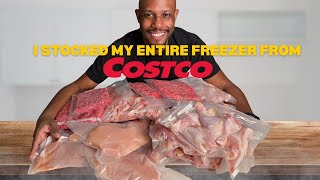 I Stocked My Entire Freezer From Costco