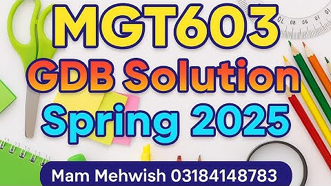 MGT603 GDB Solution Spring 2025 | Strategic Management GDB Answer | VU GDB Help