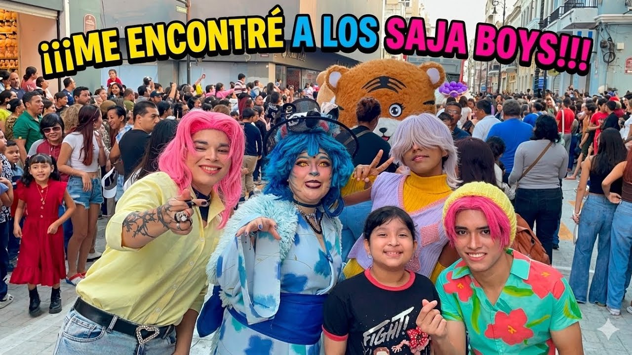 Me encontré a los SAJA BOYS 😱