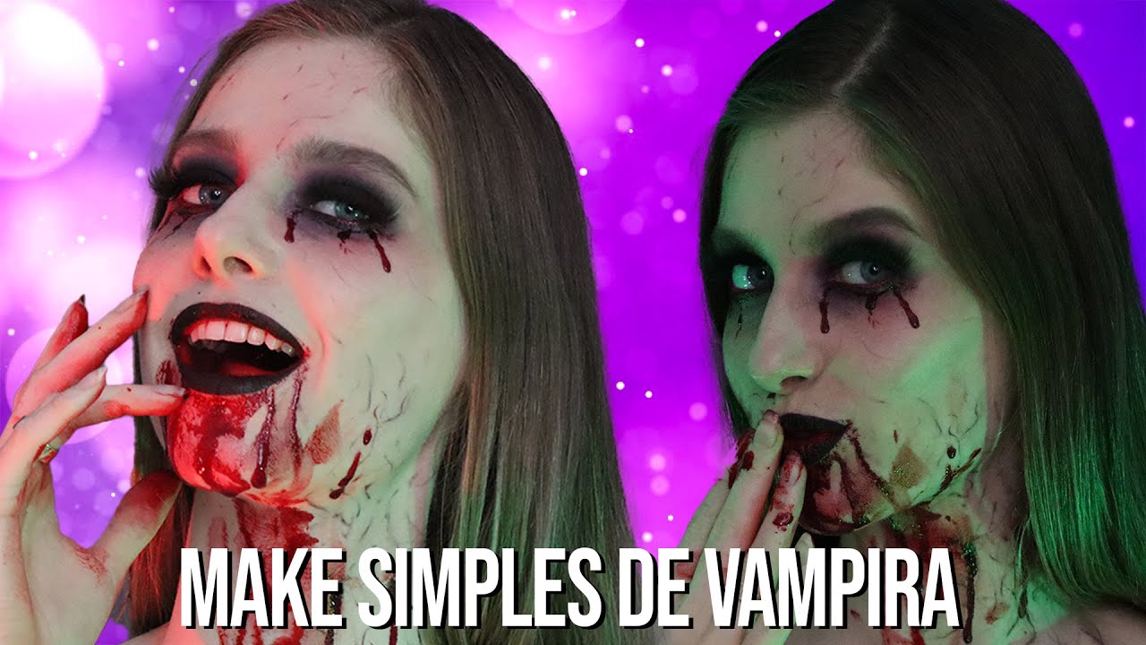 Como fazer uma fantasia de vampiro - Simples e COMPLETA 🧛