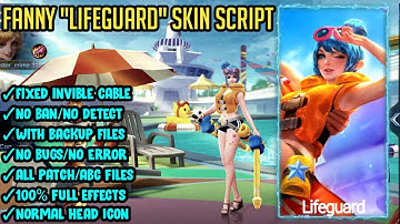 FANNY "LIFEGUARD" SKIN SCRIPT (ABC FILES) ALL PATCH WITH BACKUP FILE | NO BAN "100 SUBS SPECIAL"