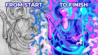 Famous How to Draw a Complex Illustration in 7 Steps Wealth