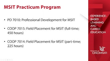 MSIT Program Overview