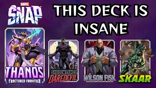 Full The Shadowland-Frontier Blueprint! Daredevil Tracks, Thanos Fires | Marvel Snap Gameplay Update