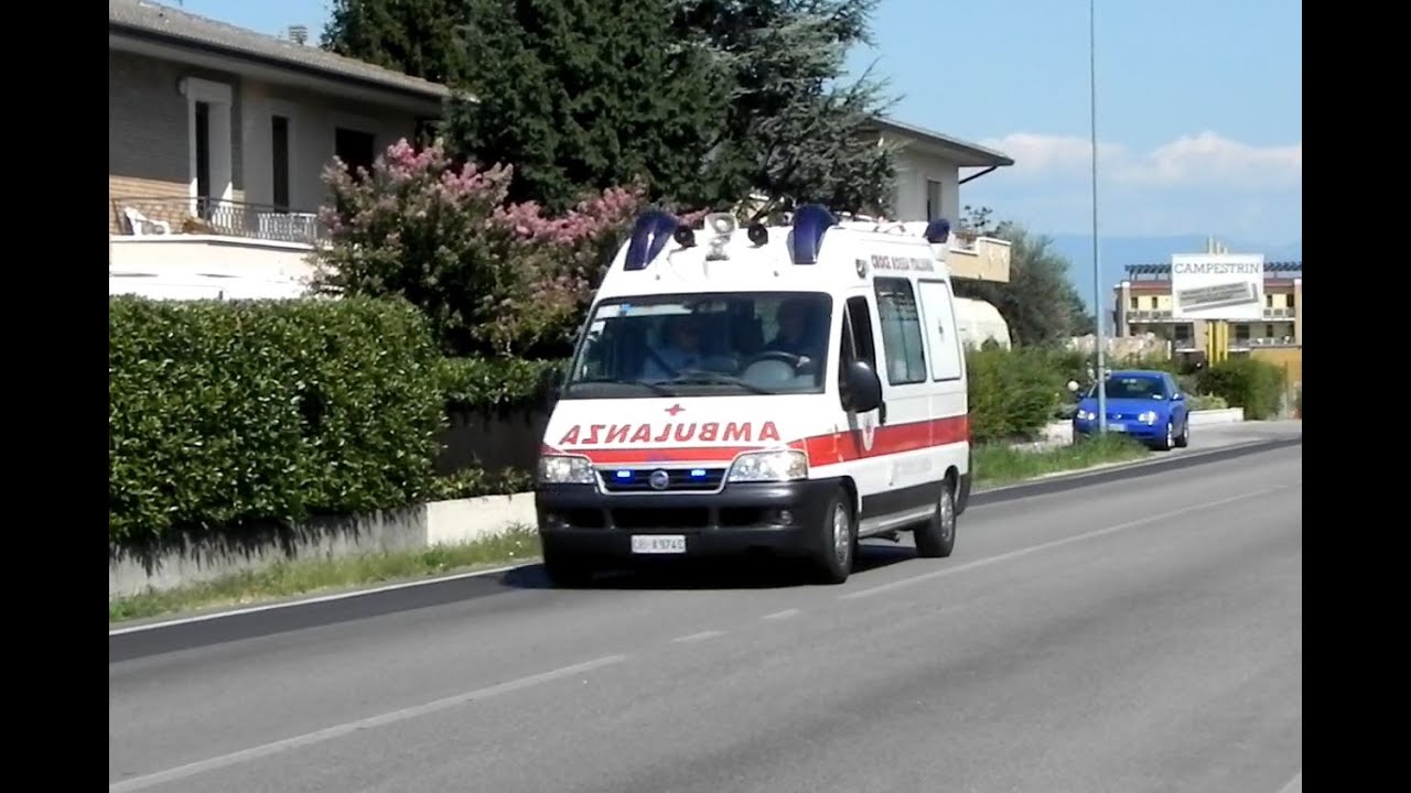 Ambulanza Croce Rossa Italiana Vicenza in emergenza (4) YouTube