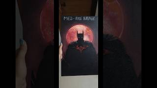 Acrylic Painting Batman On Stretched Canvas 🦇 #getviral #art #acrylicpainting #batman #batmanart #ig