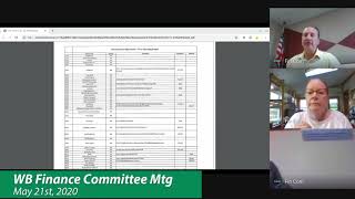 2020-05-21 WB Finance Committee Mtg