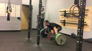 Halting Snatch Deadlift