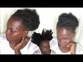 💙💙 Simple Natural Hairstyles..Wash and Go Hairstyle For  4c Natural Hair