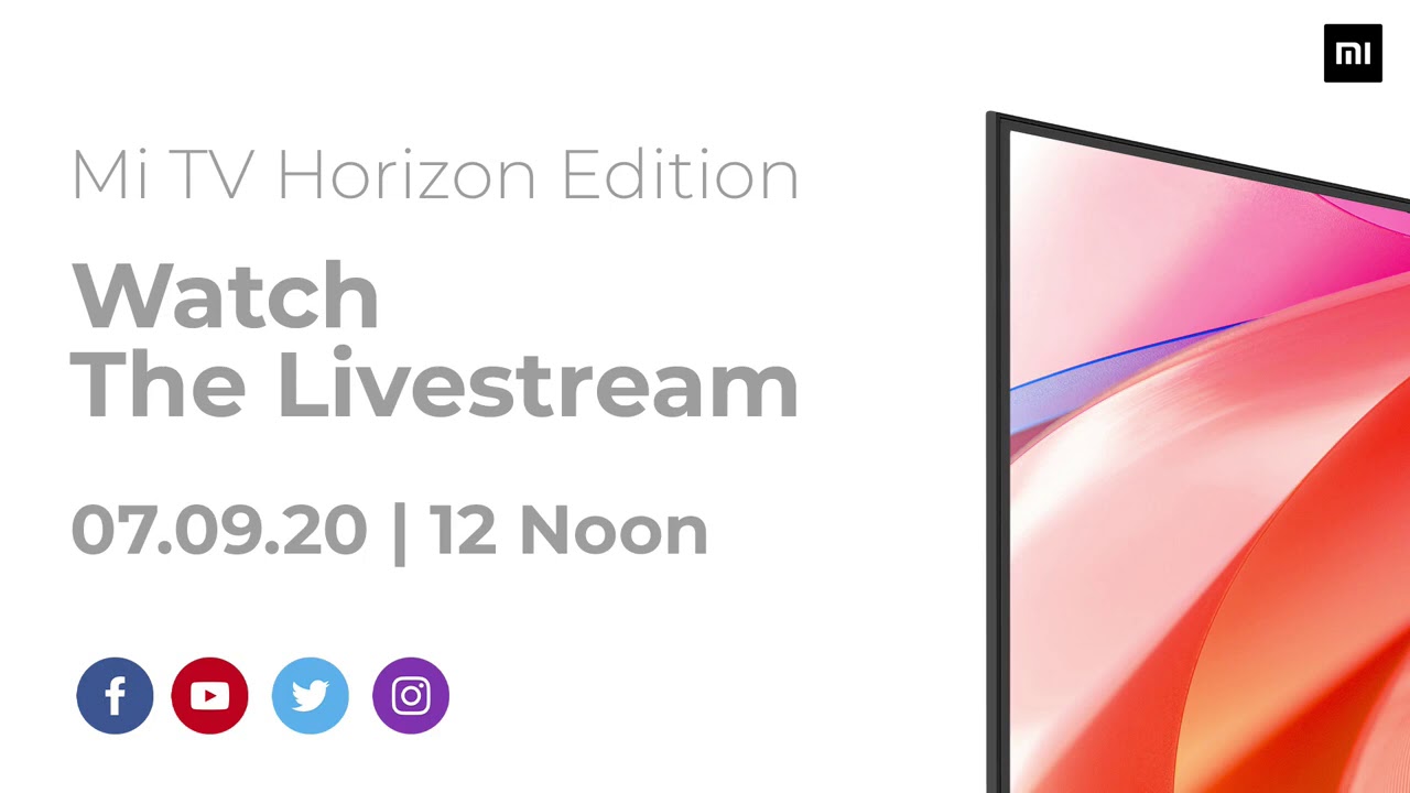 Mi Tv Horizon Edition Launch Event