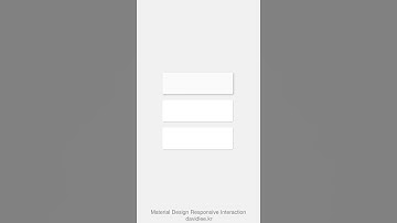Material Design Responsive Interaction (Buttons)