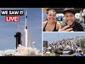 NASA &amp; SpaceX Launch astronauts | WE WITNESSED HISTORY!