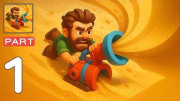 Dune and Dusted - Gameplay Walkthrough Part 1 - Survive the desert (IOS, Android)