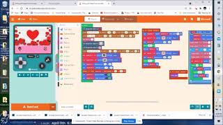 Chasing Princess for Kisses, MakeCode Arcade. First part of 2 player game for SD Wireless -Meowbit. Wealth
