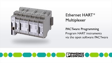 PACTware programming for the Ethernet HART Multiplexer