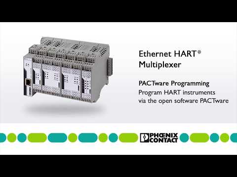 PACTware programming for the Ethernet HART Multiplexer