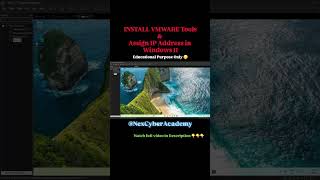 Install VMware Tools & Set IP Address | Windows 11 VM Lab Setup #shorts #windows #nexcyber #vmware