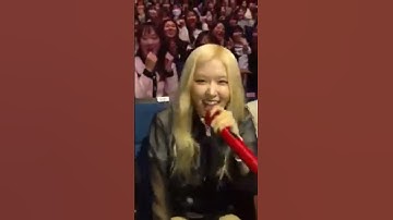 Rosé performance Apt at the Season with Lee youngji her vocal #rosé #blackpink #apt #brunomars