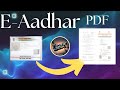 🌟Unlock Your E-Aadhar: 🔥 Free PDF Download Guide! 🌟 #a2darmy #esakki #a2d