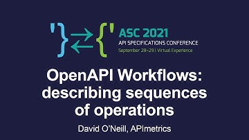 OpenAPI Workflows: describing sequences of operations - David O