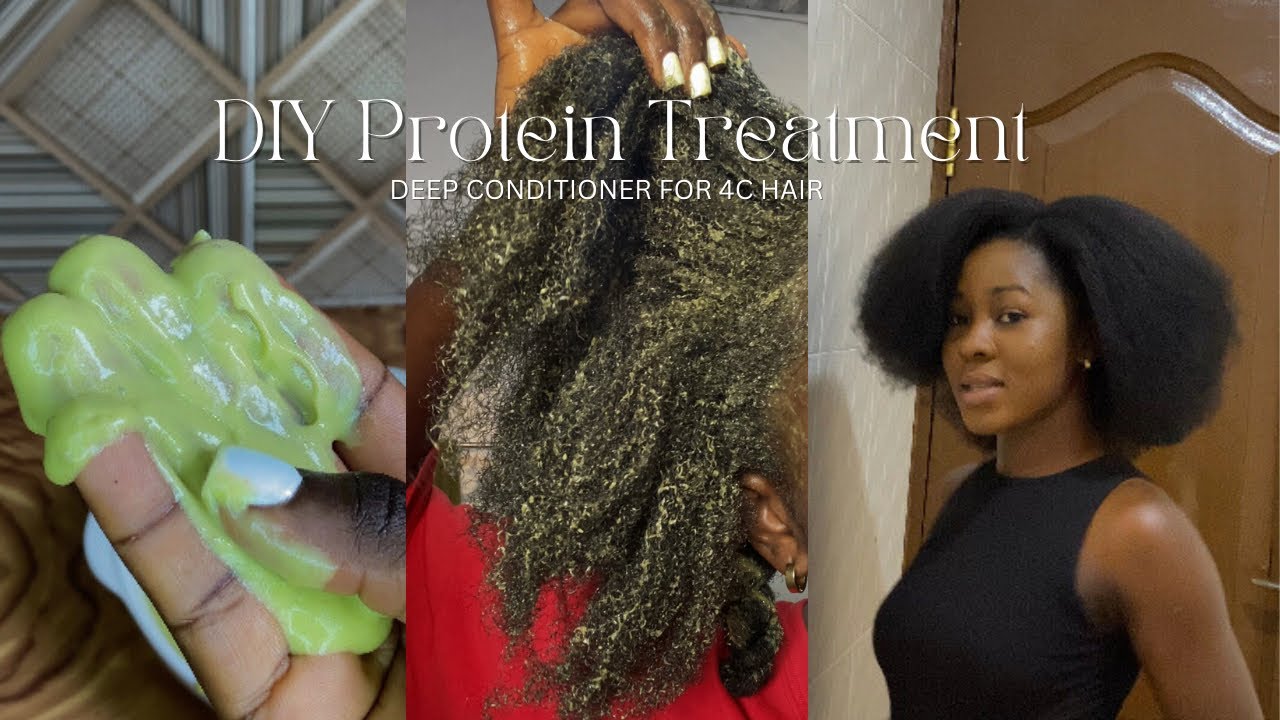 DIY Protein Treatment for Natural Hair Deep Conditioner for 4C Hair