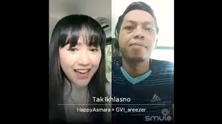 Happy Asmara  Tak Ikhlasno cover Duet Via Smule Happy Asmara Feat Fajar Aris