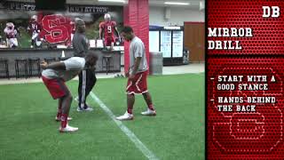 NC STATE DEFENSIVE DVD DB MIRROR DRILL