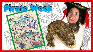 How to draw a Treasure Map | Pirate Week