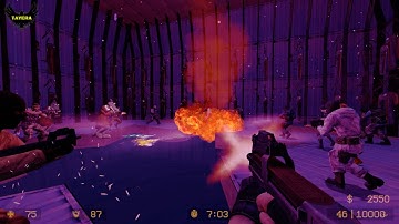 ZOMBIE ESCAPE ROUND ON COUNTER-STRIKE: SOURCE, MAP: ZE_LILA_PANIC_ESCAPE, CSS