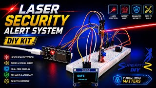🚨 Laser Security Alert System | ESP32 Intruder Detection Project 🚨