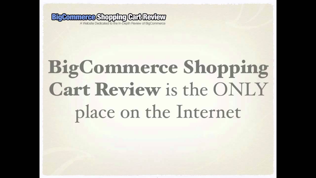 Come to Shopping Cart Review YouTube