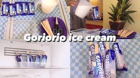 Procedure text || How to make goriorio ice cream🍦