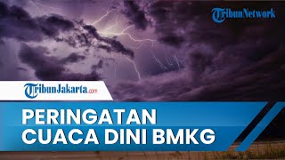 Peringatan Dini Cuaca Ekstrem Selasa 22 Februari 2022, Waspada Terjadi Hujan Lebat dan Angin Kencang