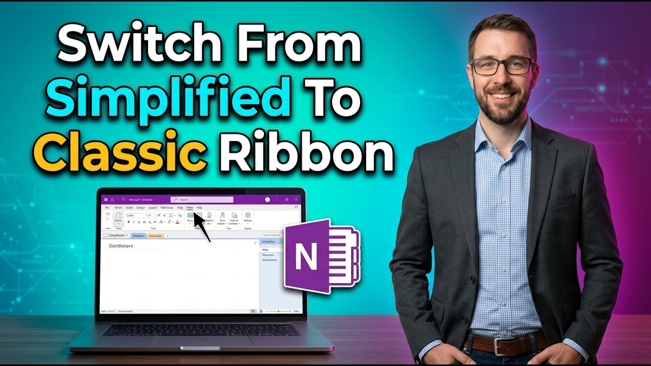 How To Switch From Simplified Ribbon To Classic Ribbon In OneNote [2026 ...