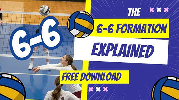 The Volleyball 6-6 Formation Explained