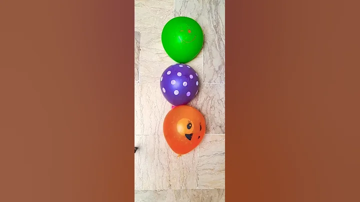 💚💜🧡 Orbeez Filled Balloons Popping Reverse ASMR video #poppballons #satisfying