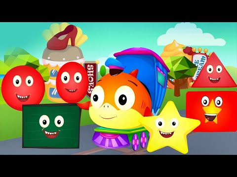Video TÀU HỎA SHARK - DẠY BÉ HỌC CÁC 