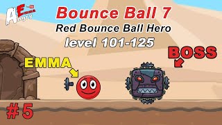 🔴Bounce Ball 7 : Red Bounce Ball Adventure - Gameplay #5 (level 101-125) screenshot 1