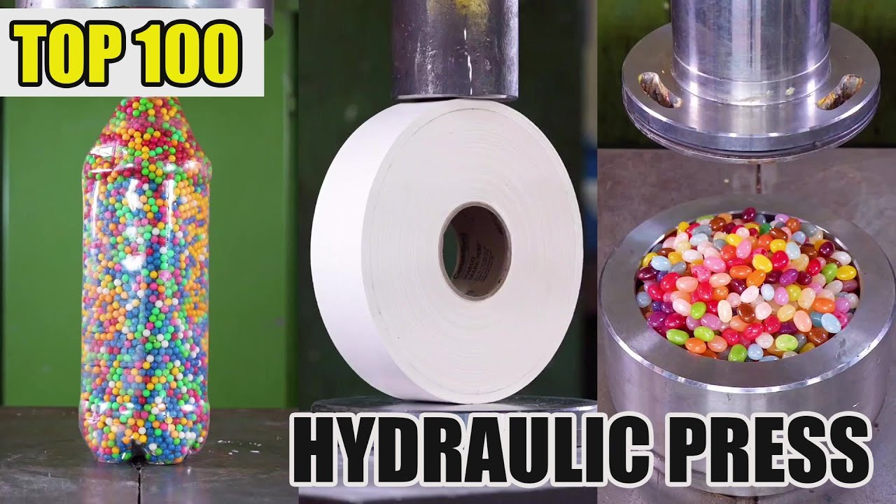 Top 100 Most Satisfying Hydraulic Press Crushes | Ultimate Crushing Moments Compilation 